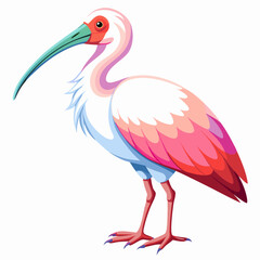 illustration of a stork