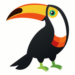 toucan on a white background