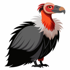 eagle cartoon isolated on white background