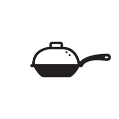 cooking pan logo template