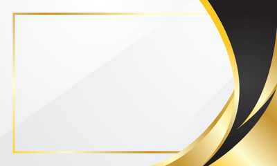 Modern black and white geometric abstract background for Award Certificate Frame