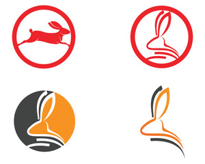 Rabbit vector icon illustration design