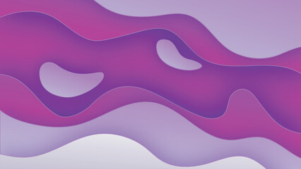 purple wave liquid background vector