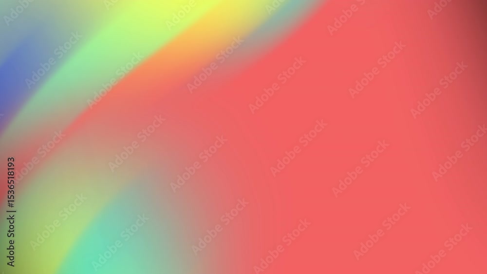 Aufkleber Abstract Colorful Gradient Background Animation with Smooth Transitions and Blurs
