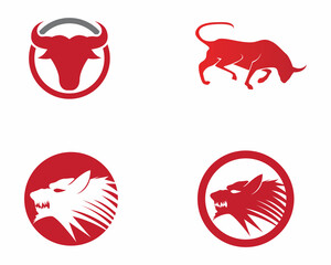 Taurus Logo Template vector icon illustration design