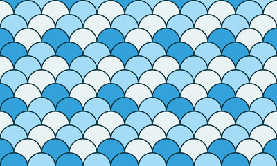 Serene blue and white scales pattern.  Perfect for backgrounds, textures, website design, or print projects. Evokes water, tranquility, and elegance.