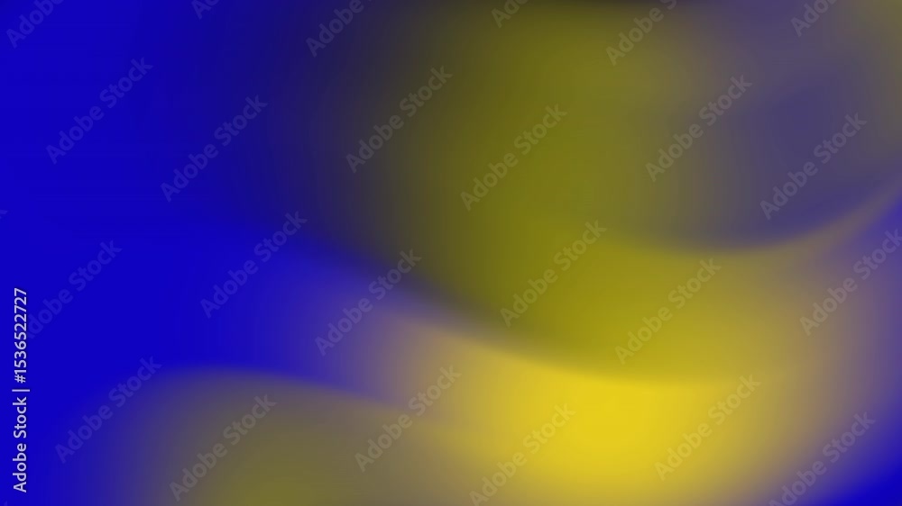 Poster abstract blue and yellow gradient motion background for video projects
