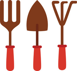 Collection of Basic Garden Hand Tools