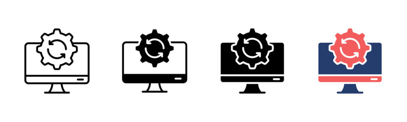 Status Update icon sheet multiple style collection