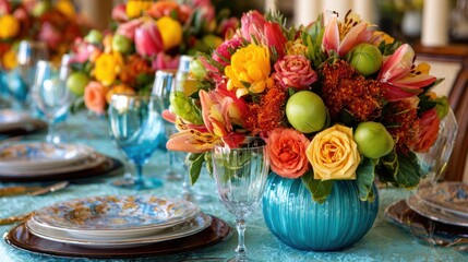 Abstract Colorful Light Streaks and Dust