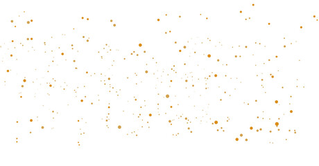 Golden glitter particles on a white background,festive golden decoration