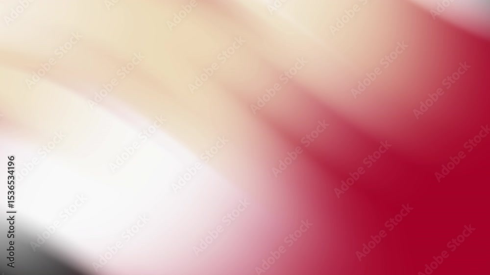 Poster Abstract Motion Blur: Cream, White, and Red Gradient Transitioning Dynamically