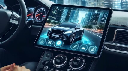 Experience the Future, Immersive AR Interface in Autonomous Vehicle Interior - Powered by Adobe