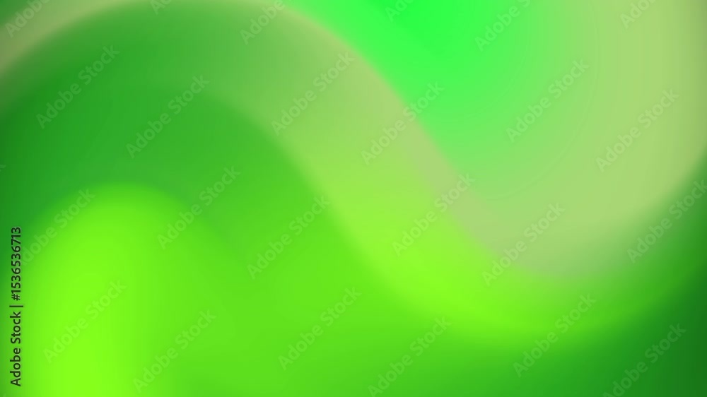 Poster Abstract Green Gradient Motion Background with Smooth Wave-like Transitions
