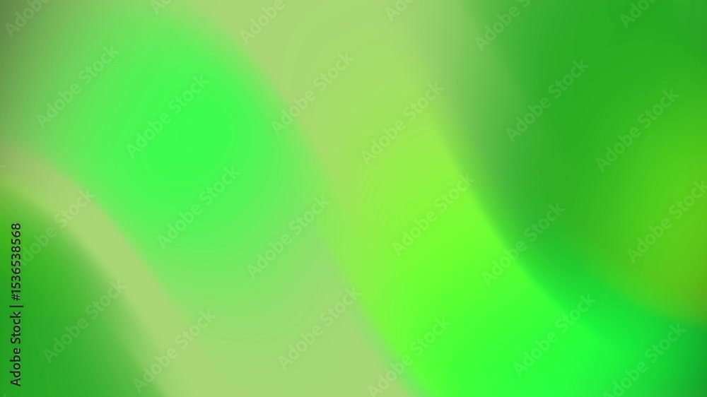 Poster abstract green gradient motion background with smooth blurs and light leaks