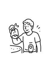 Safe colostomy bag replacement