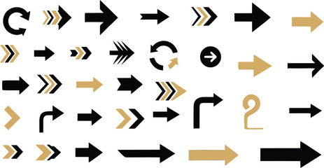 arrow icons set
