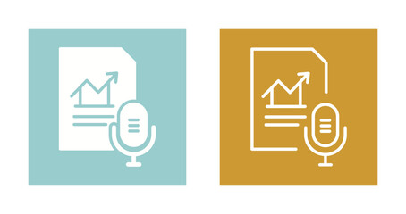 Podcast Analytics Icon Design