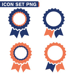 COCCARDA  Set icon icona di badge per premi o medaglie. - illustrazioni