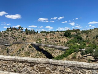 ruins of the roman amphitheater in tarragona spain