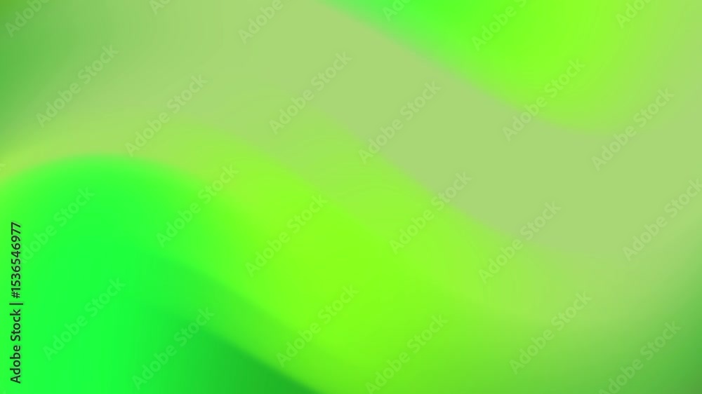 Poster Abstract Green Gradient Motion Background with Smooth Transitions and Light Effects