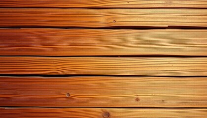 Fototapeta premium Rustic parallel wooden slats, warm brown tones, natural texture, shadow, brown