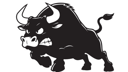 black bull cartoon