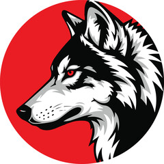 Fototapeta premium wolf vector illustration