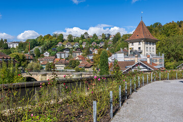 City of Bern Riverside in Switzerland