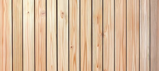 Fototapeta premium Light Wooden Planks Texture Background, Natural Interior Design With Vertical Parallel Boards