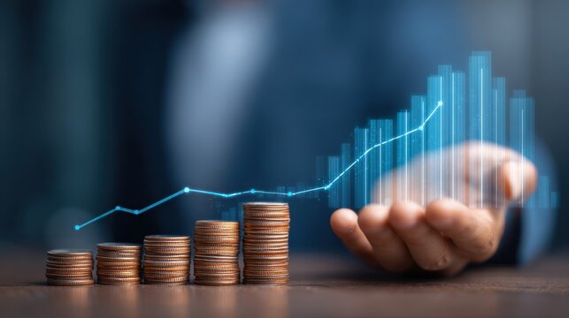 Businessman's Hand Pointing to Digital Graph for Strategy Development

 - Powered by Adobe