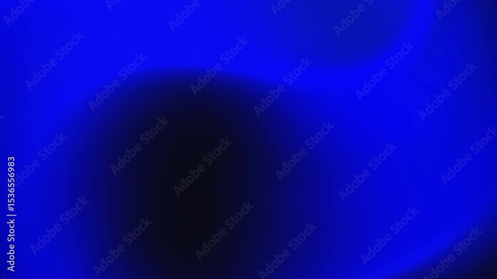 Poster abstract blue gradient motion background for video with dark center