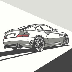 Naklejka premium Car