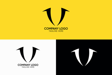 vector illustration of an arrow, letter U clothing logo, letter u tailor logo