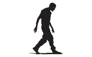Fototapeta premium halloween silhouette of a man