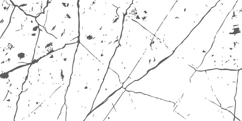 Grunge Crack Vector on White Background – Earthquake and Aged Wall Texture for Abstract Design Use. Old Wall Crack Vector Texture – Earthquake-Inspired Fracture Effect with Vintage Grunge Appearance