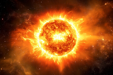 Feature the Sun as the Central and Dominant Subject for Premium Quality Projects