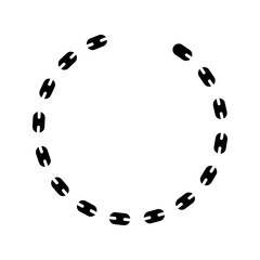  chain icon white on background