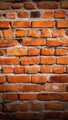 Fototapeta premium Stunning Textured Brick Wall Canvas Backdrop Showcasing Meticulously Arranged Building Artistry
