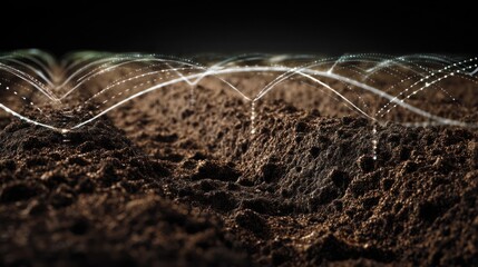 Soil detail texture