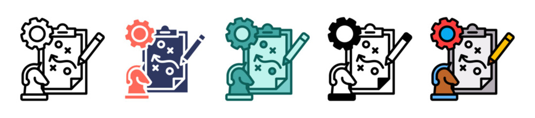 Strategic Planning multiple icon