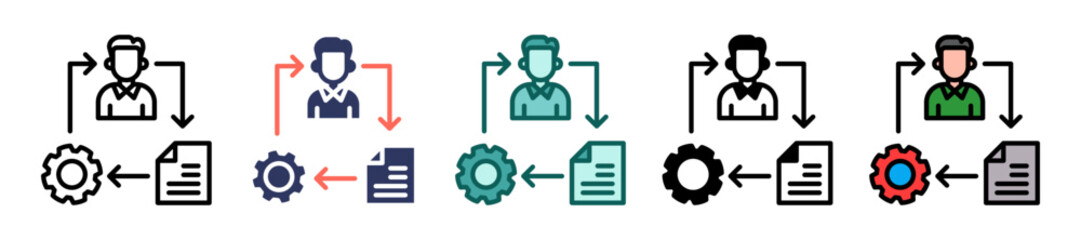 Project Management multiple icon