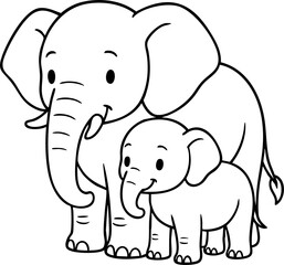 Fototapeta premium Children's Animal Illustration Coloring Book, 12 Zodiac Animals
