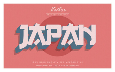 Japan Text Effect Simple