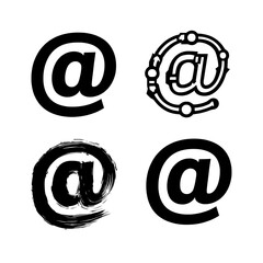 e mail vector , e mail icons , e mail  symbol on pure white background