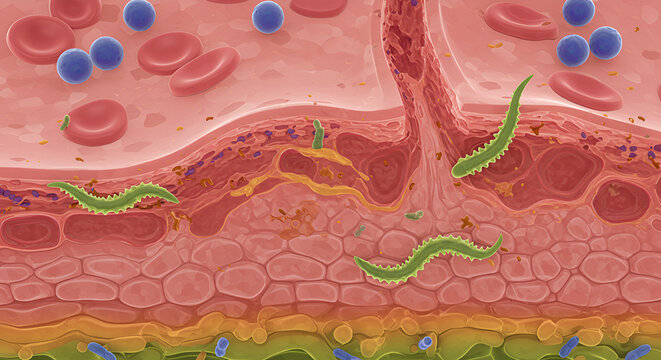 Mucosal Disruption by Giardia lamblia