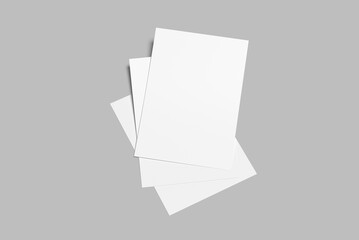 A4 Flyer blank mockup template