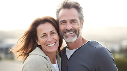 portrait of a happy couple