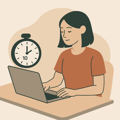 10-minute focus session for building concentration habit