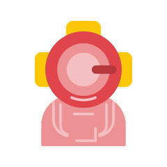 Diving Helmet Vector Icon